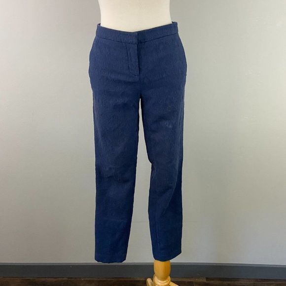 ST. TROPEZ WEST‎ Blue Cropped Pants - Picture 2 of 10